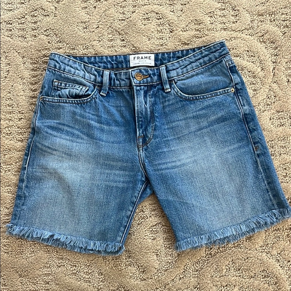 Frame Denim Blue Jean Shorts